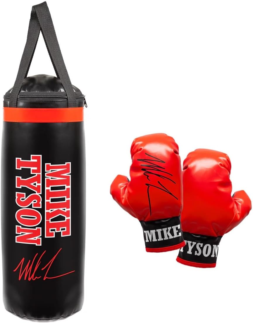 World Tech Toys Mike Tyson Set de boxeo para niños \u2013 Saco de b...