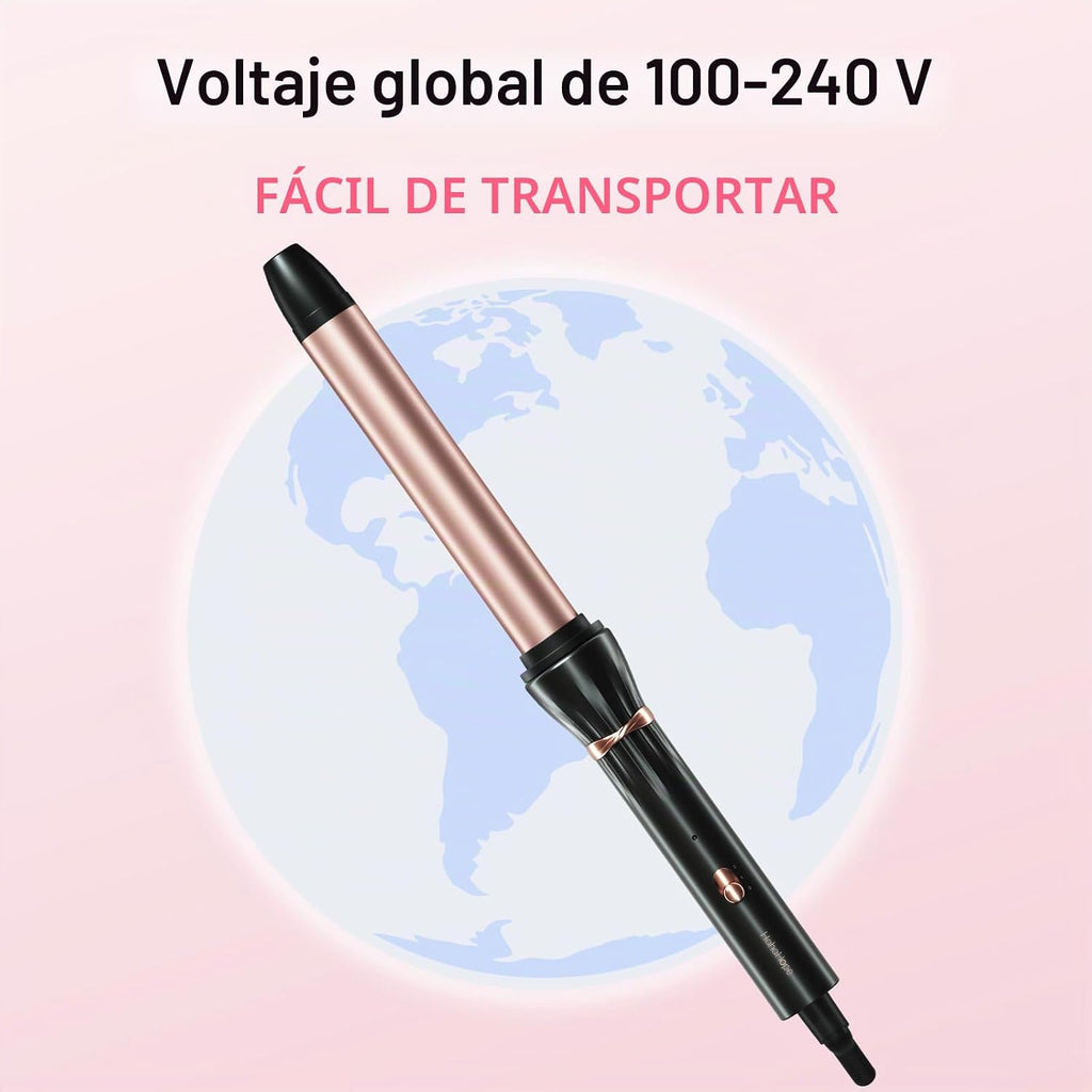 Hahahope Varita rizadora de cerámica de 1 pulgada para ondas suelta...