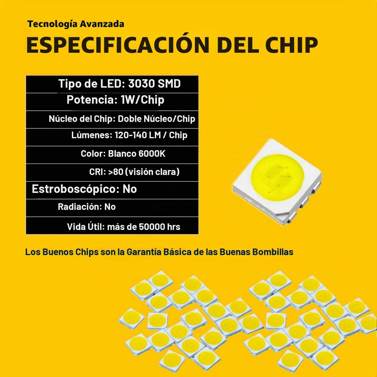 EBAIFUN Paquete de 42 bombillas LED blancas de 12 V DE3175 6418 641...