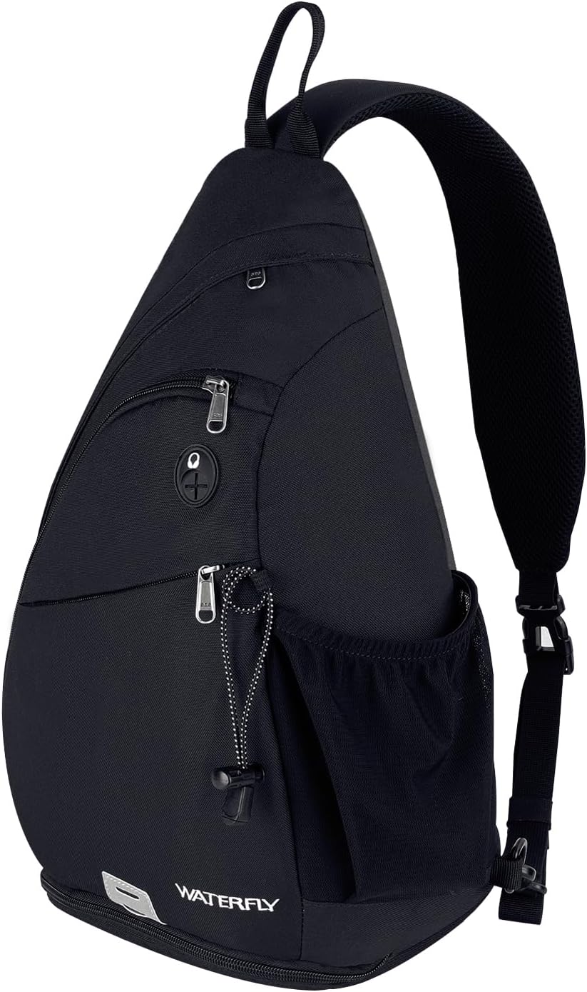 WATERFLY - Mochila casual tipo bandolera, para llevar en el pecho,...