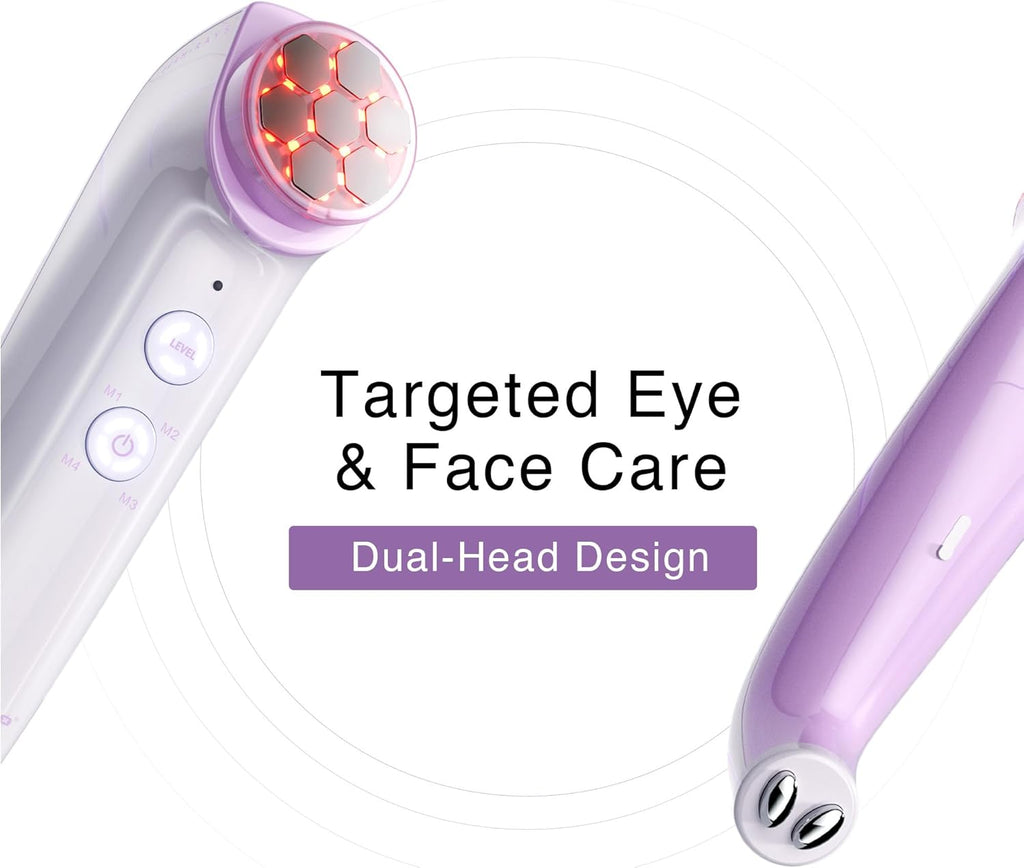 DermRays Dispositivo de microcorriente Multi-RF con luz roja de 650...