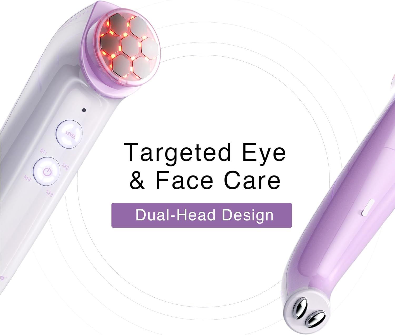 DermRays Dispositivo de microcorriente Multi-RF con luz roja de 650...