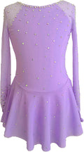JoyCan Vestido de patinaje artístico Manga larga Poliéster Tamaño p...