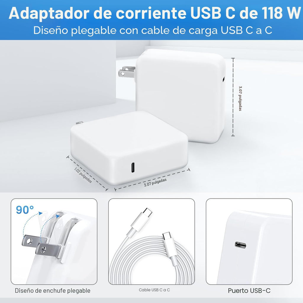 Cargador Mac Book Pro \u2013 Adaptador de corriente de cargador ráp...