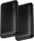 Miady - Paquete de 2 cargadores portátiles, batería de viaje delgad...