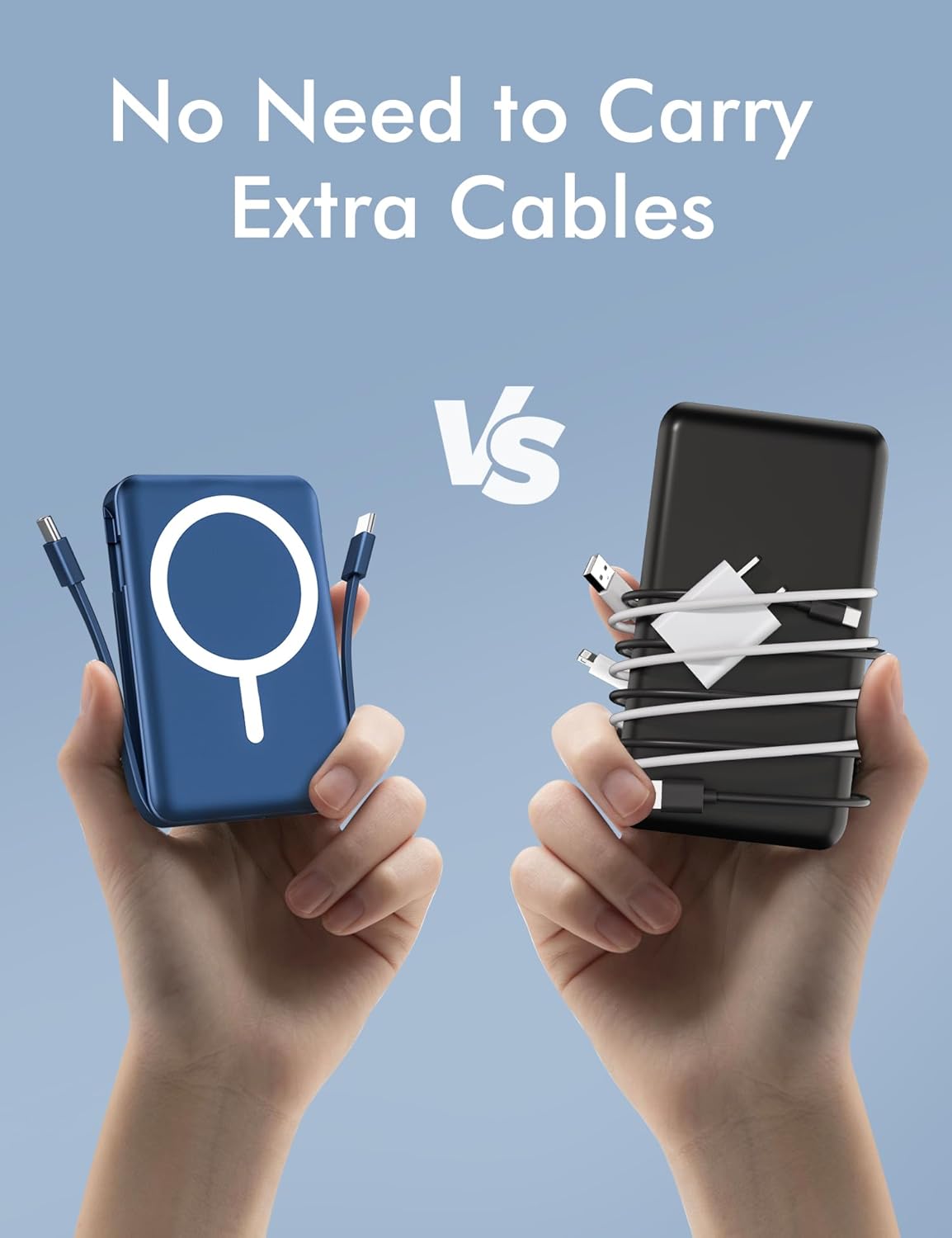 podoru para Magsafe Batería Portátil, Banco de Energía Magnético de...