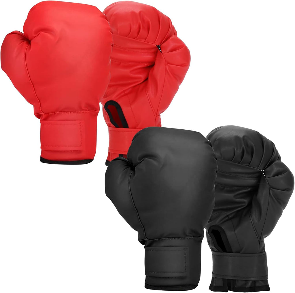 Ftabernam Guantes de boxeo, 2 pares de guantes de boxeo para princi...