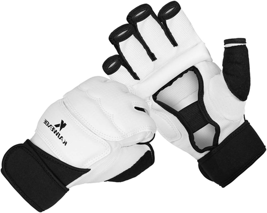 Guantes de kickboxing de medio dedo, también aptos para entrenamien...