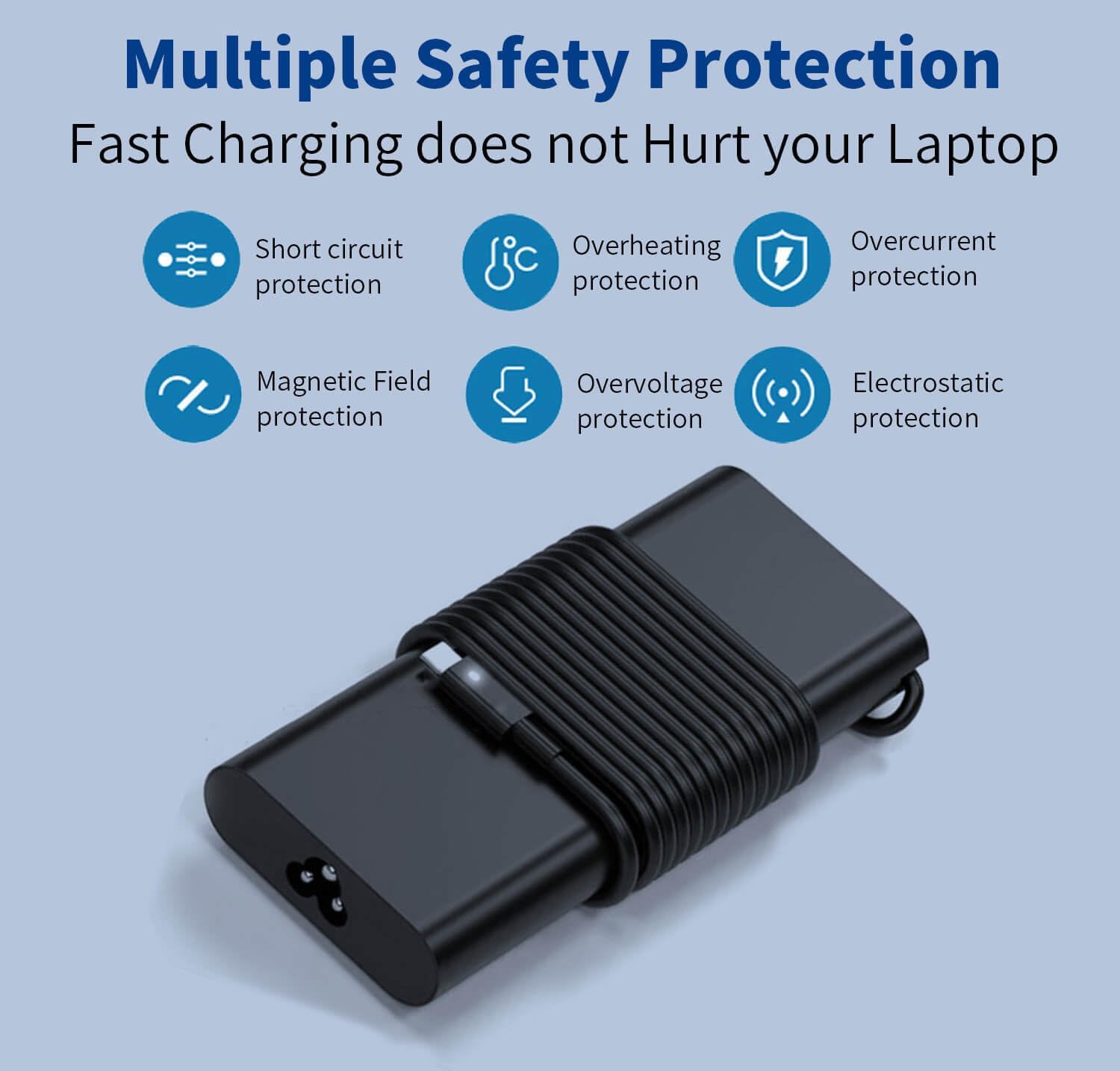 Cargador USB C de 130 W compatible con cargador de laptop Dell tipo...