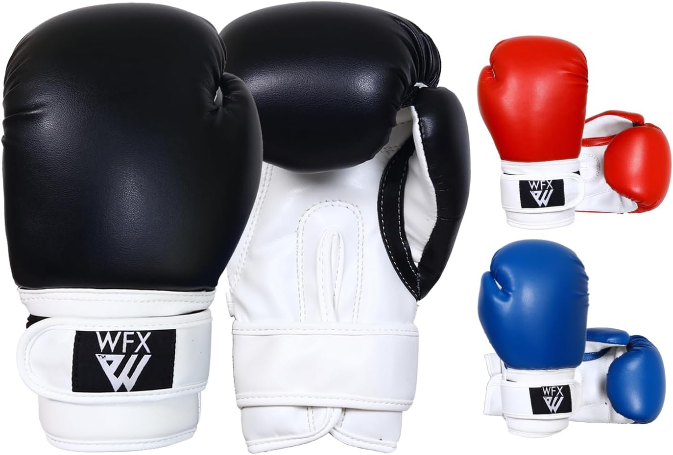 Guantes de boxeo WFX para niños, para artes marciales, guantes de s...