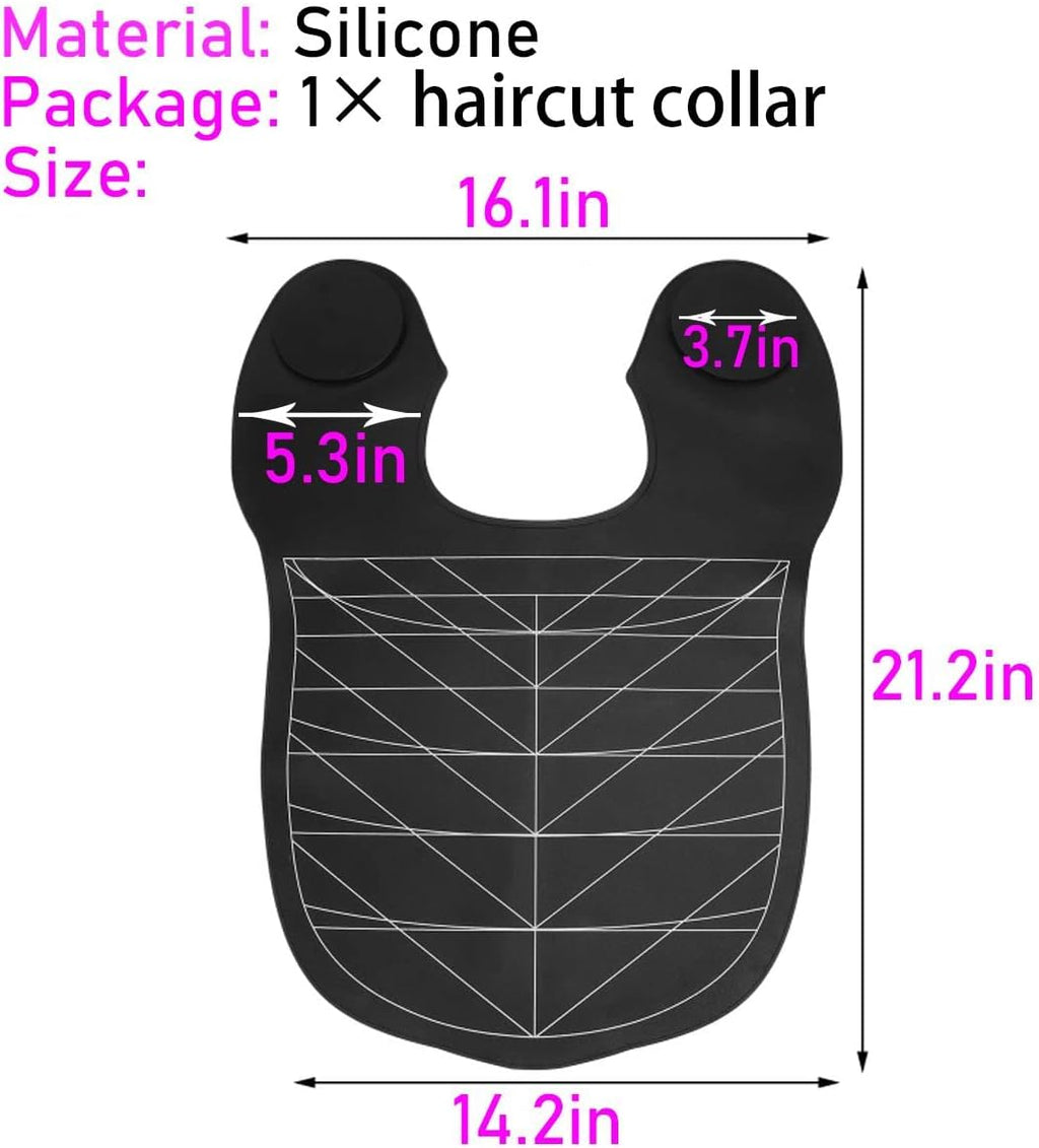 XDONEF Collar guía de corte de cabello, capa de corte impermeable d...