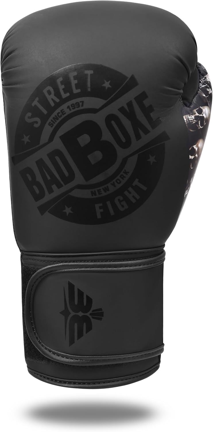 Badboxe Juego de boxeo con envolturas de mano gratis, guantes de MM...