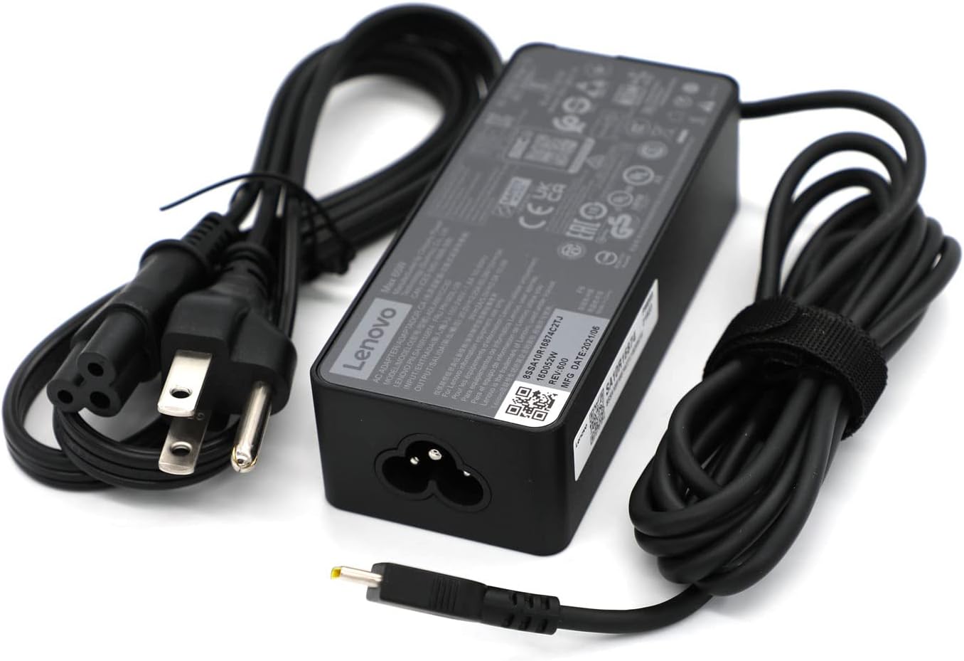 Lenovo Cargador portátil 65W USB Tipo C (USB-C) Adaptador de corrie...