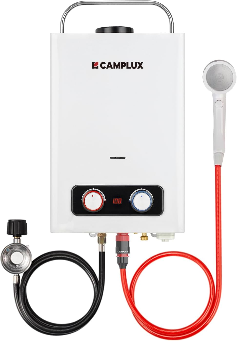 Calentador de agua sin tanque, Camplux 1.58 GPM - Calentador de gas...