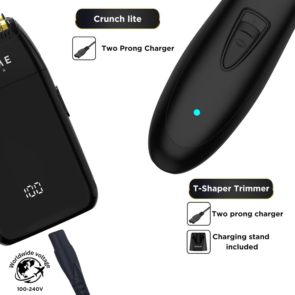 Supreme Trimmer 2 en 1 DLC T-Shaper recortadora de barba y cabello...