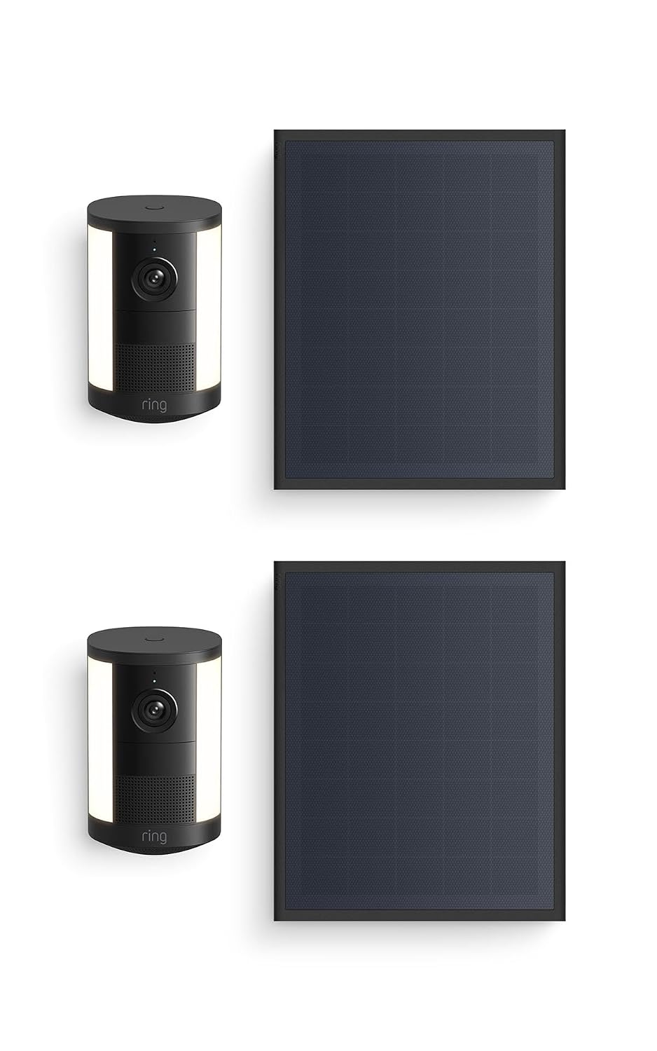 Cámara con luz de enfoque 4K Plus Ring solar (último modelo): Retin...