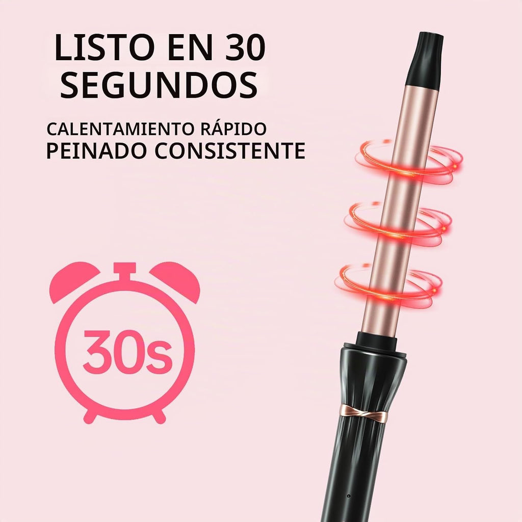 Hahahope Varita rizadora de 3\/4 pulgadas para cabello largo, rizad...
