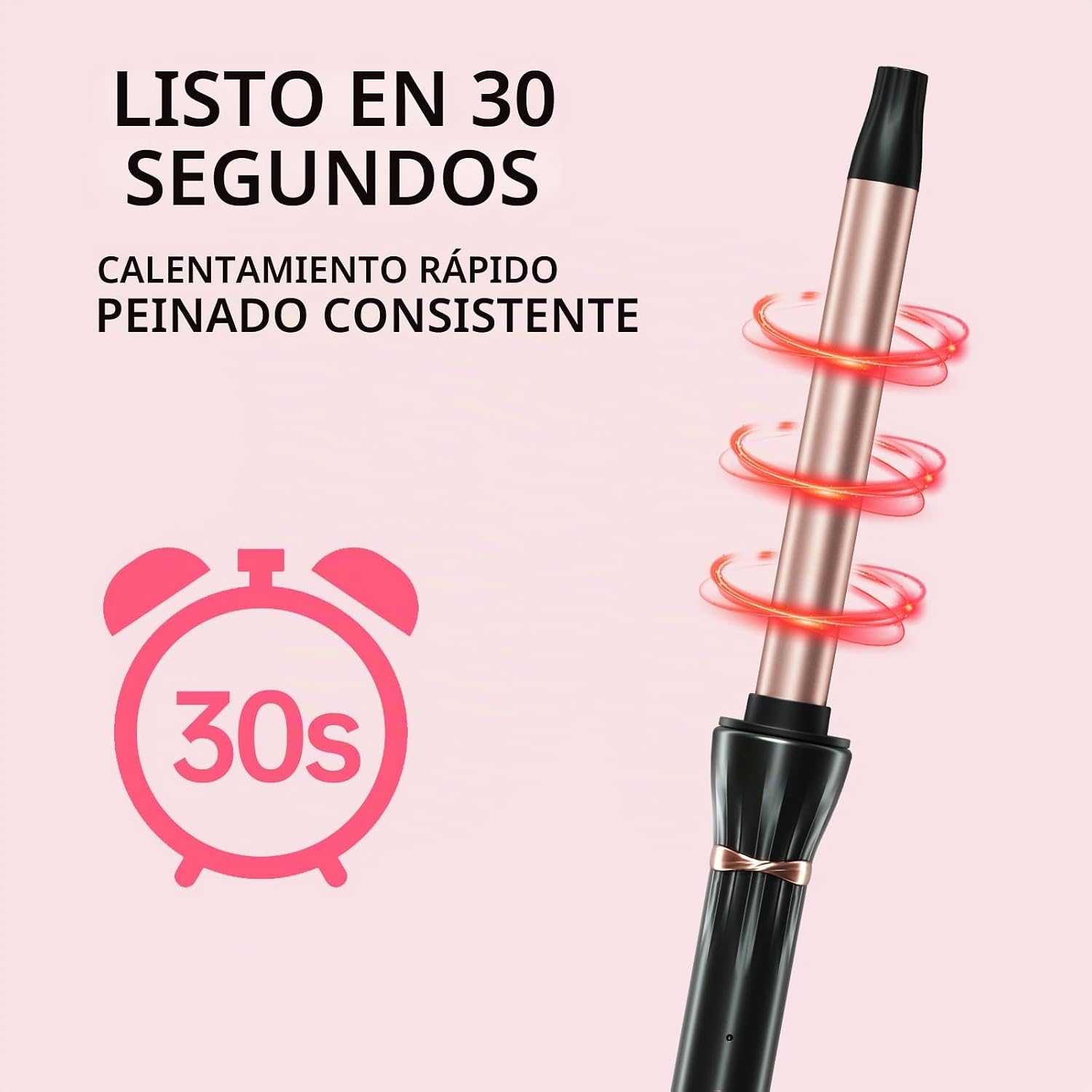 Hahahope Varita rizadora de 3\/4 pulgadas para cabello largo, rizad...