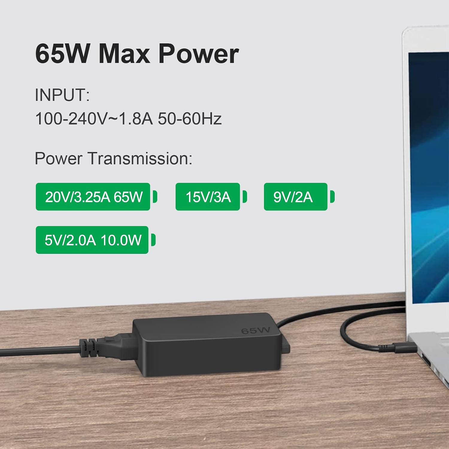 Dzytnsy Cargador USB C de 65 W compatible con Lenovo Thinkpad\/Yoga...