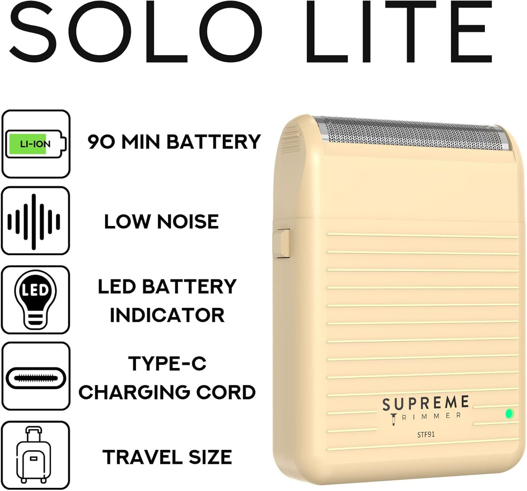Supreme Trimmer Solo Lite Afeitadora de Lámina para Hombres | Afeit...