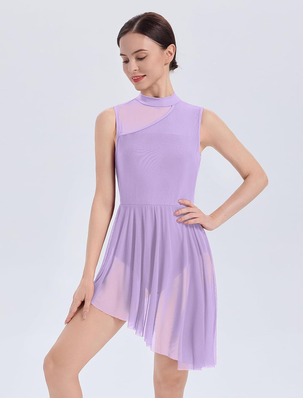 AFAVOM Vestido de baile lírico para mujer, disfraces de baile conte...