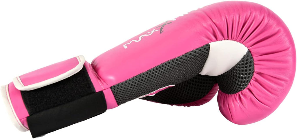 MaxxMMA Guantes de boxeo de estilo profesional para hombres y mujer...