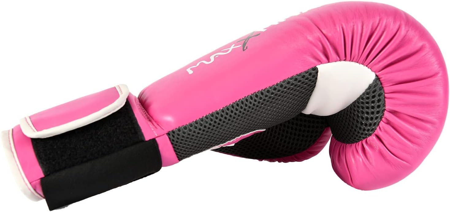 MaxxMMA Guantes de boxeo de estilo profesional para hombres y mujer...