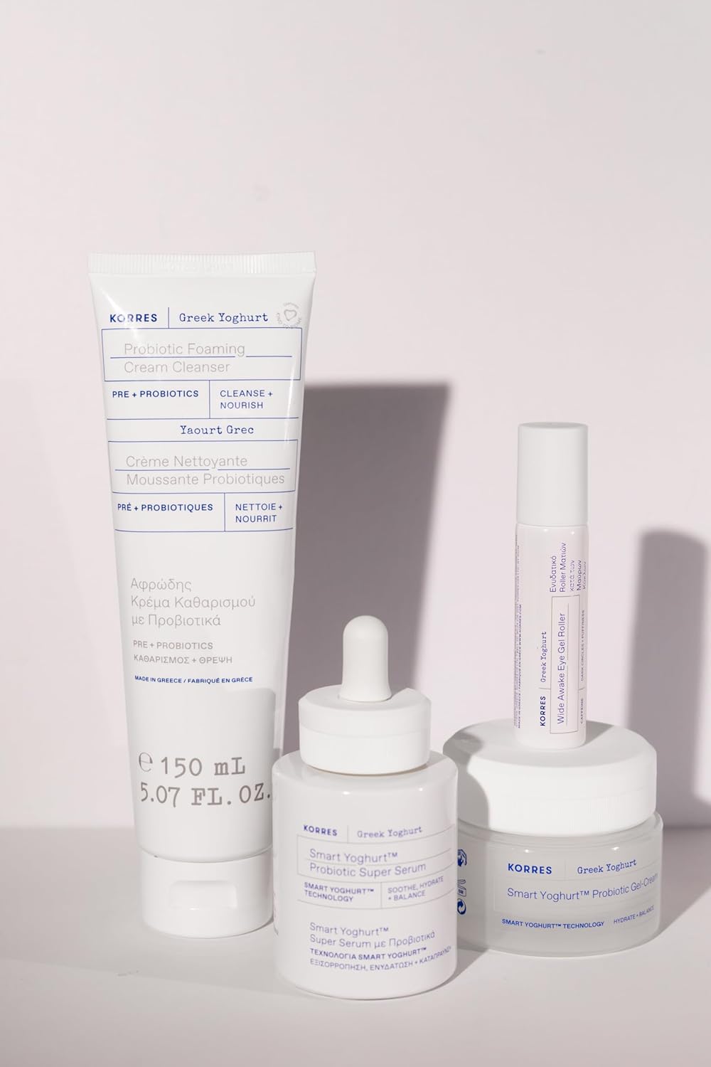 KORRES Yogur griego - Gel probiótico nutritivo, hidratante facial l...