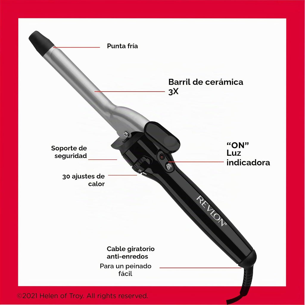 Revlon Perfect Heat - Plancha rizadora de cerámica triple | Para ri...