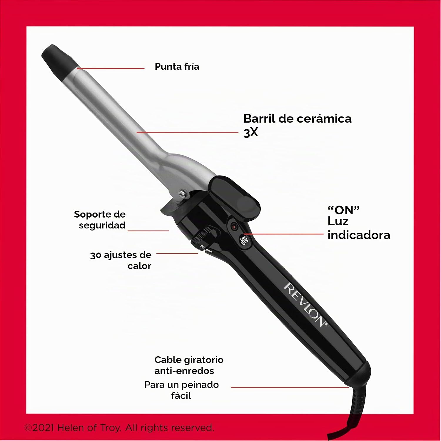 Revlon Perfect Heat - Plancha rizadora de cerámica triple | Para ri...