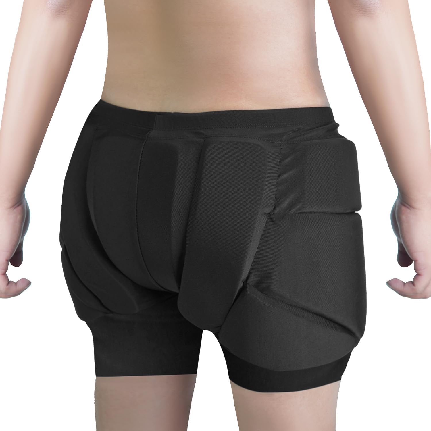 AIDY-PRO Pantalones cortos acolchados para snowboard, pantalones co...