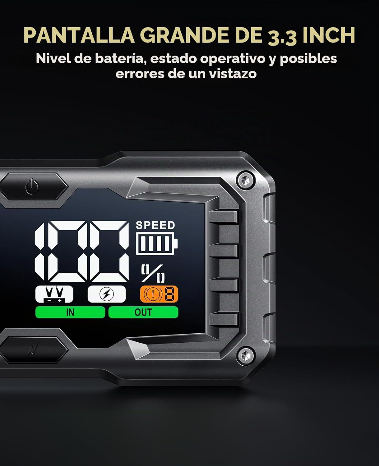 YaberAuto Arrancador de Batería de Automóvil 6000A Caja de Arranque...