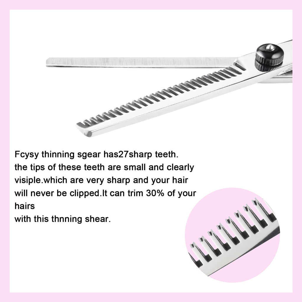 Tijeras Fcysy para cortar cabello, tijeras para degrafilar, tijeras...