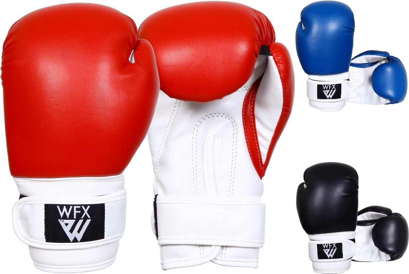 Guantes de boxeo WFX para niños, para artes marciales, guantes de s...