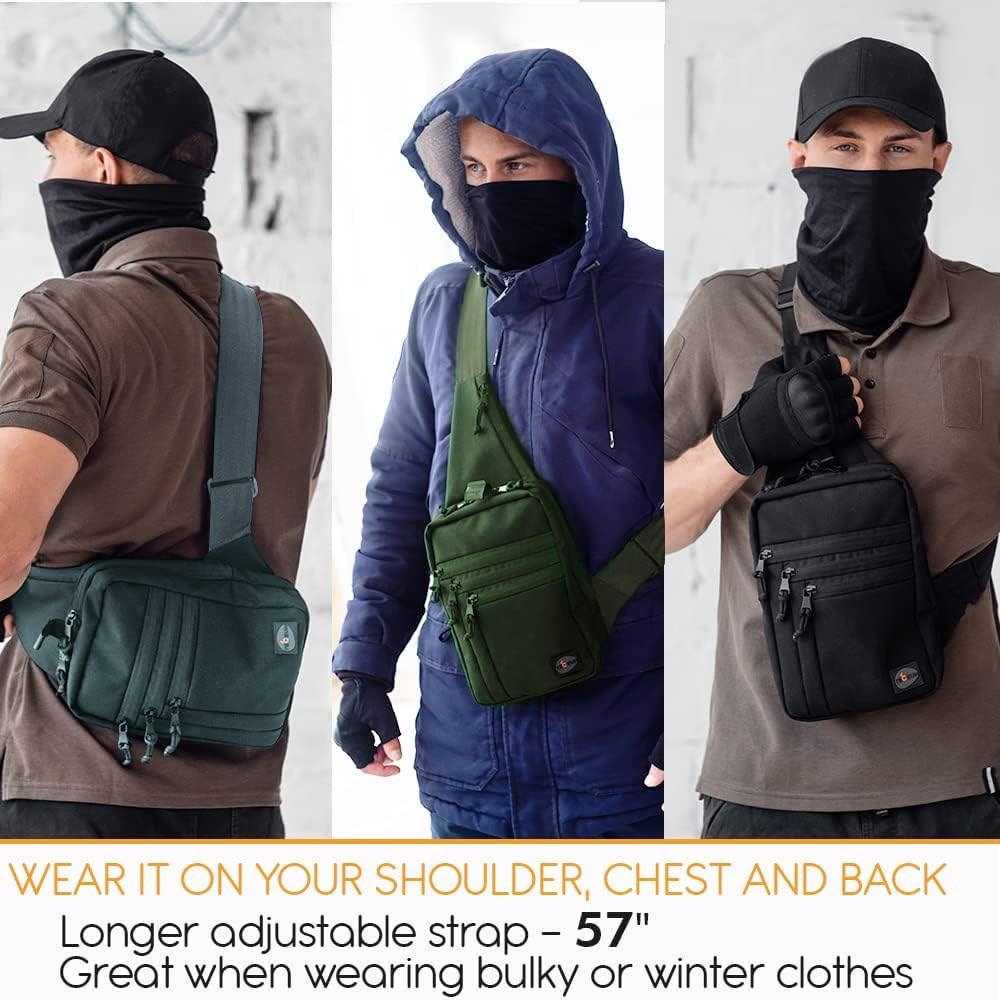 TECEUM Bolso táctico compacto con parche \u2013 CCW para todos los...