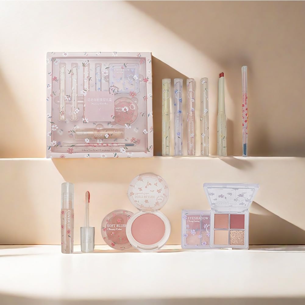 Kit de maquillaje para mujeres de 8 piezas, conjuntos de maquillaje...