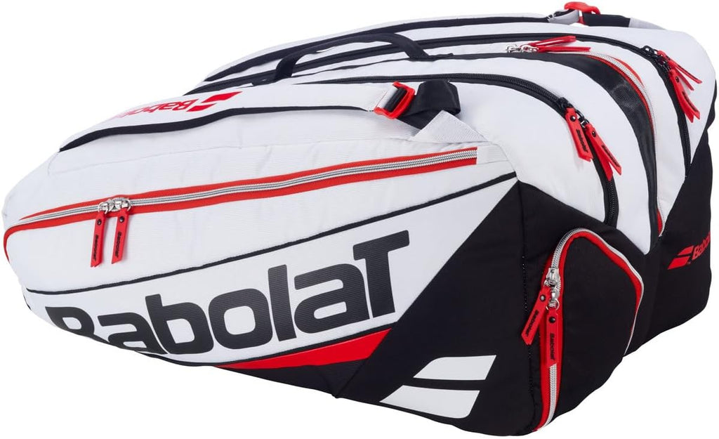 Bolsa de pádel técnica Babolat RH Pro (Blanco\/Negro\/Rojo) \u2013...