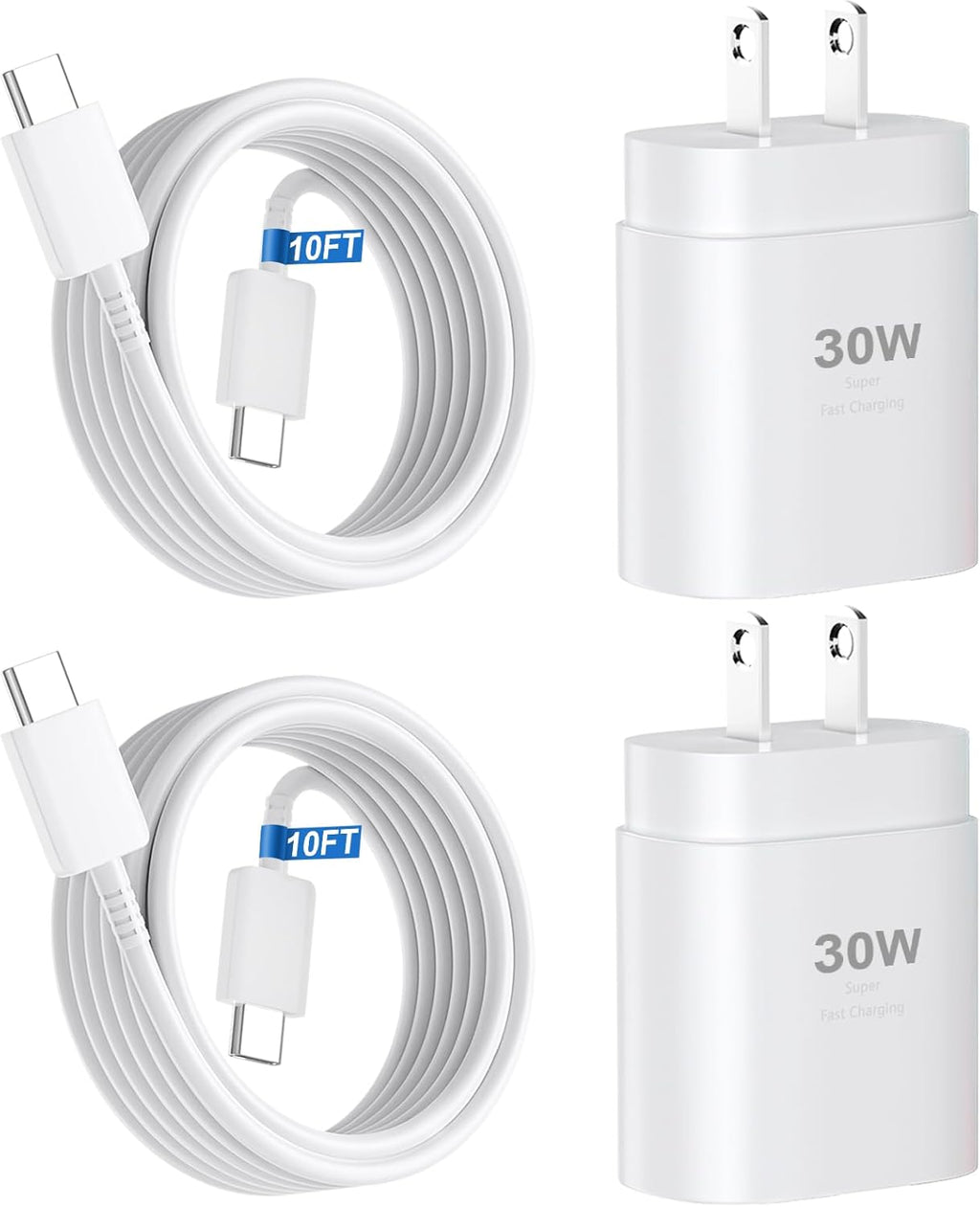 Cargador para iPhone 17 16 15 de carga rápida, cargador USB C de 30...