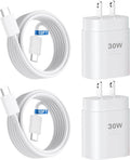 Cargador para iPhone 17 16 15 de carga rápida, cargador USB C de 30...