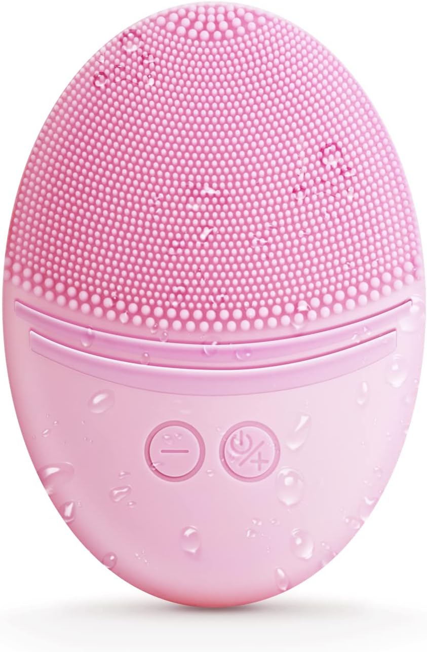 EZBASICS Cepillo de limpieza facial fabricado con silicona suave ul...