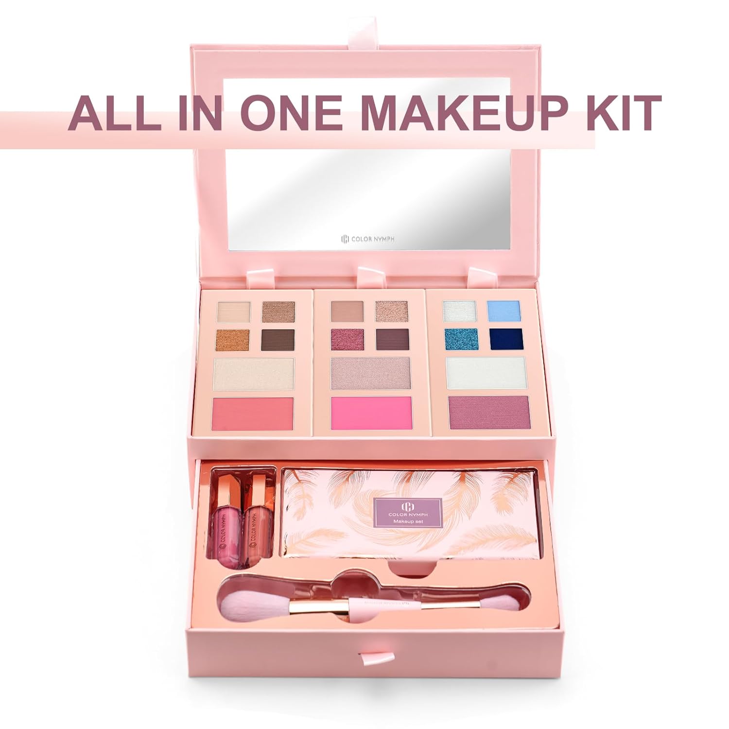Color Nymph Juego pequeño de paleta de maquillaje para el rostro |...