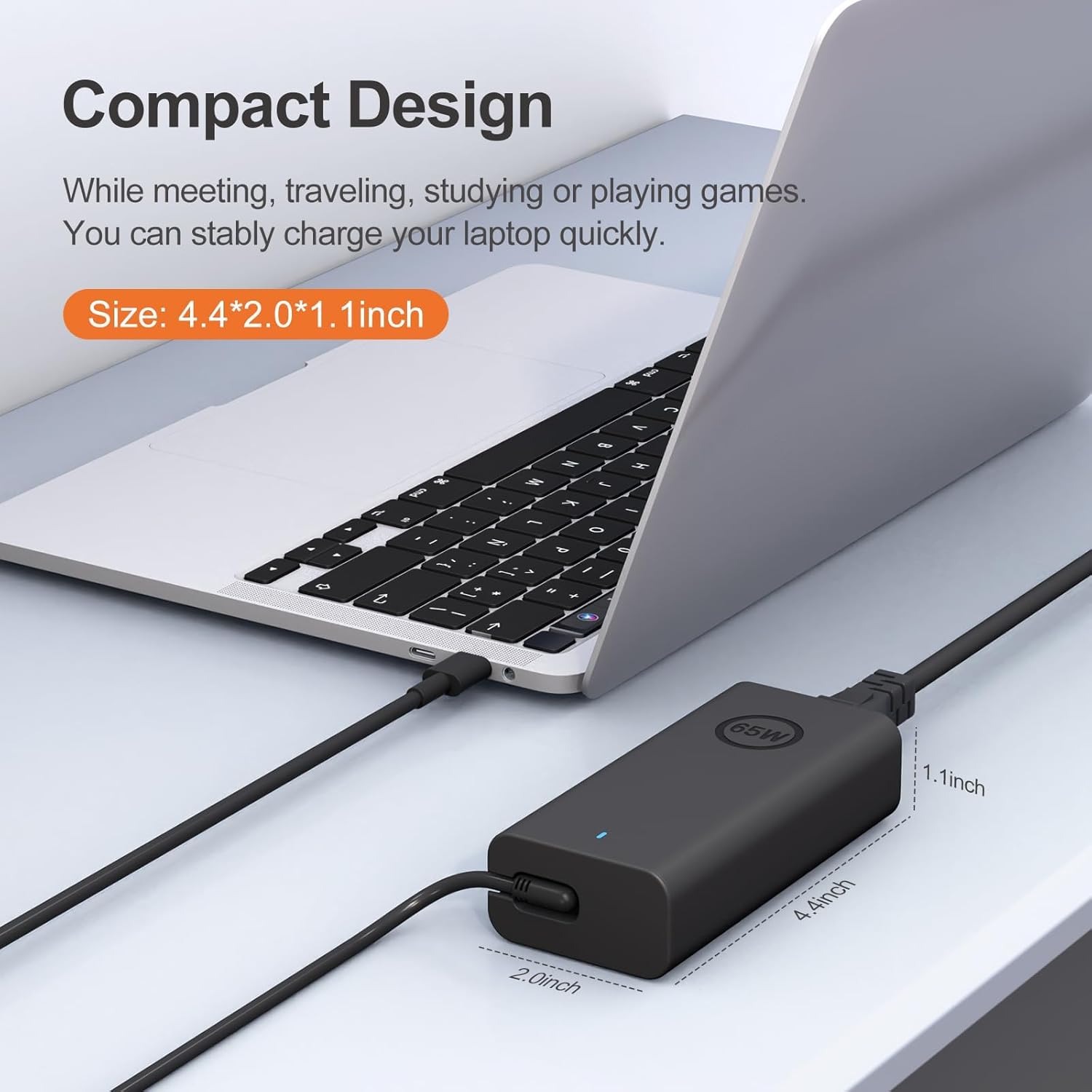 65W USB-C Compatible con Cargador de Laptop Dell XPS 13 y Cargador...