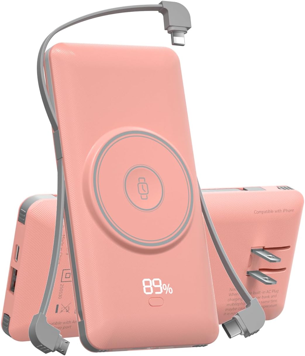 Cargador portátil magnético de 10000 mAh para iWatch y iPhone, 22.5...