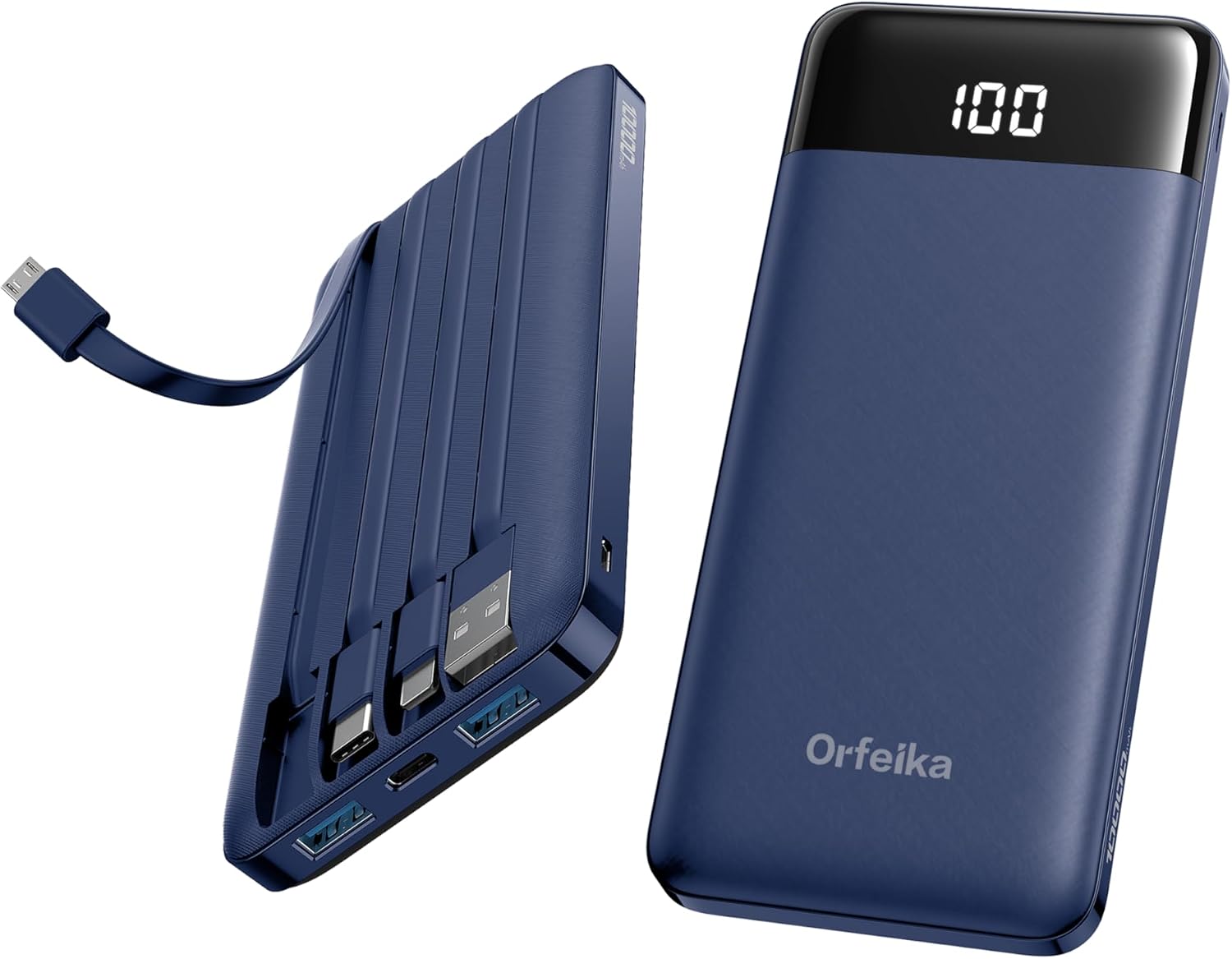 Orfeika Cargador de teléfono portátil, cargador portátil de 10000 m...