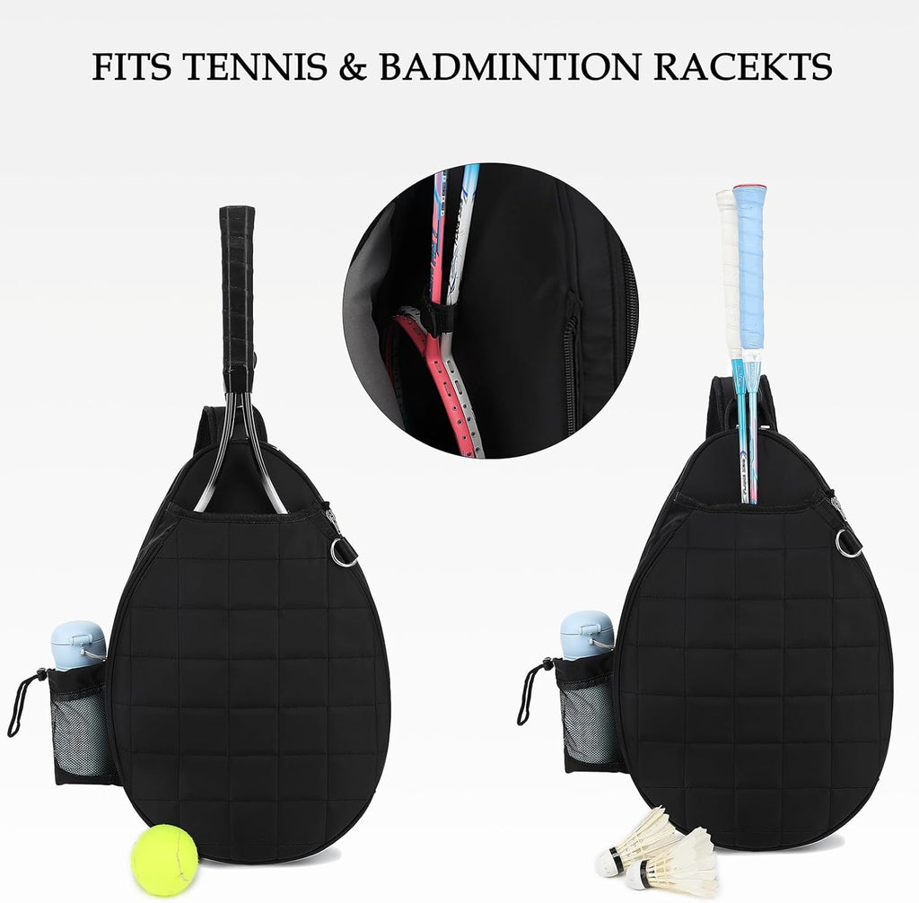 Rejolly Bolsa Bandolera de Raqueta de Tenis para Mujeres y Hombres...