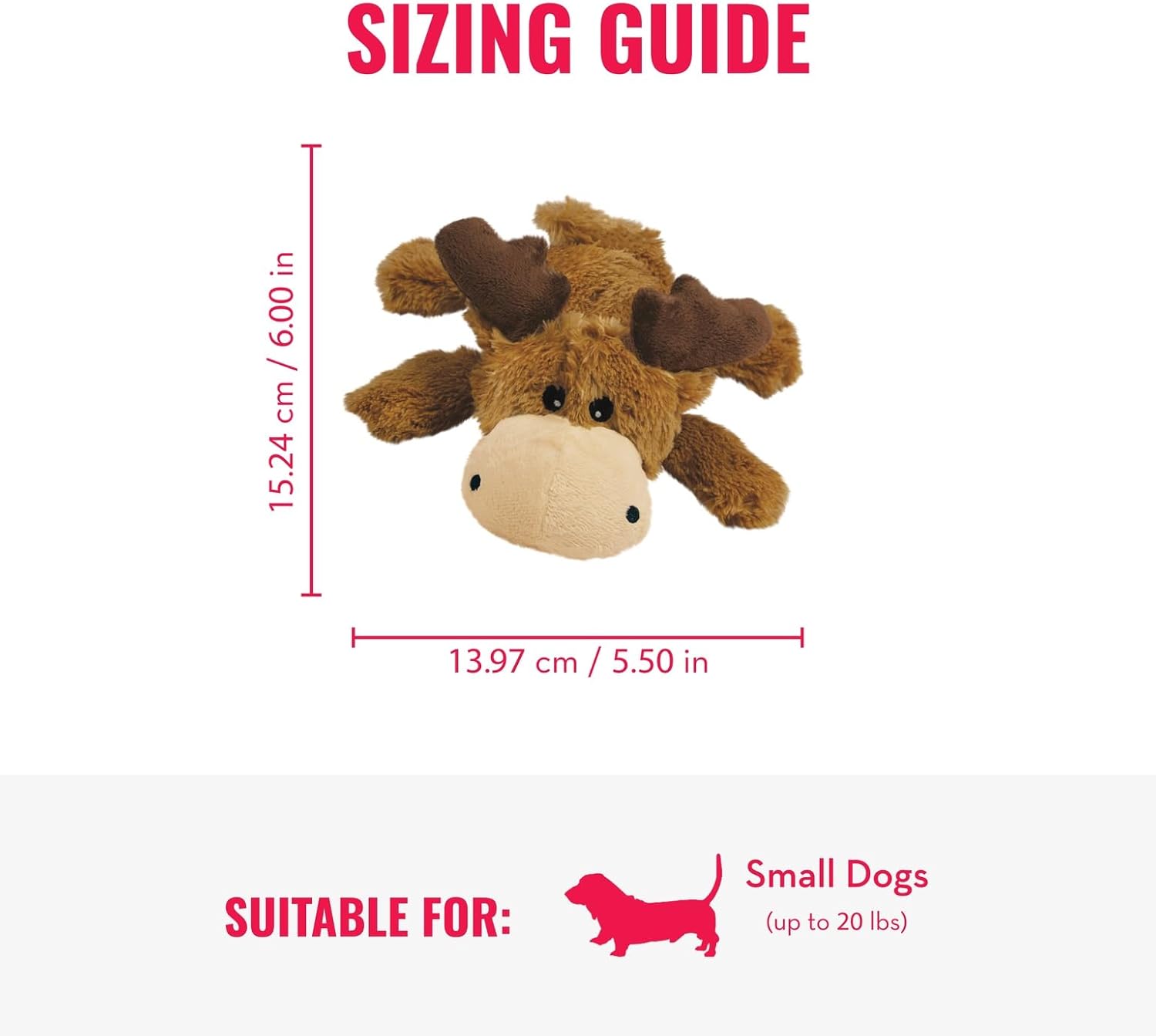 Kong Cozie Marvin Moose &amp; pelotas SqueakAir (paquete de 3) - Ju...