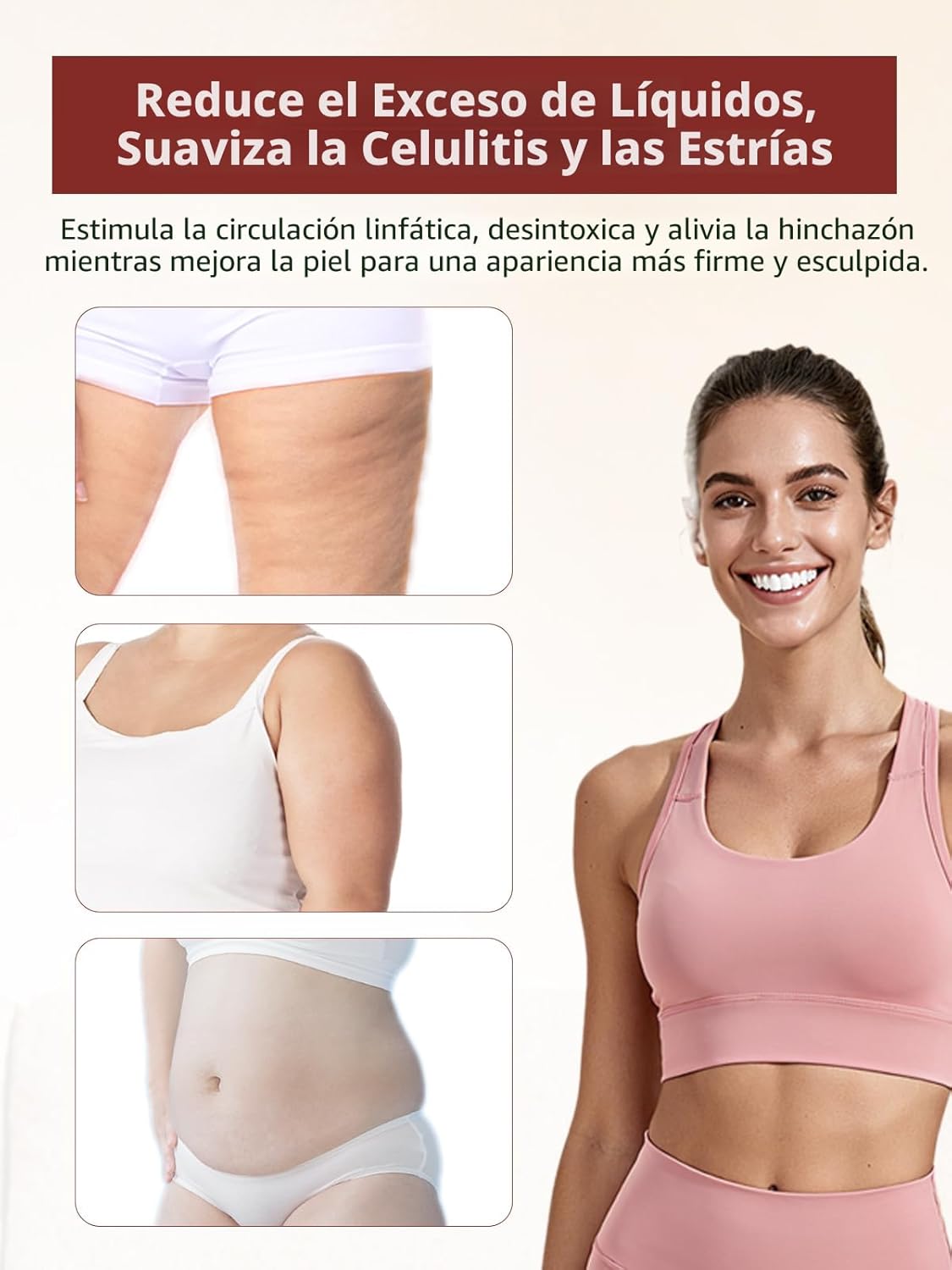 Paiaito Masajeador de drenaje linfático y herramienta de masaje ant...