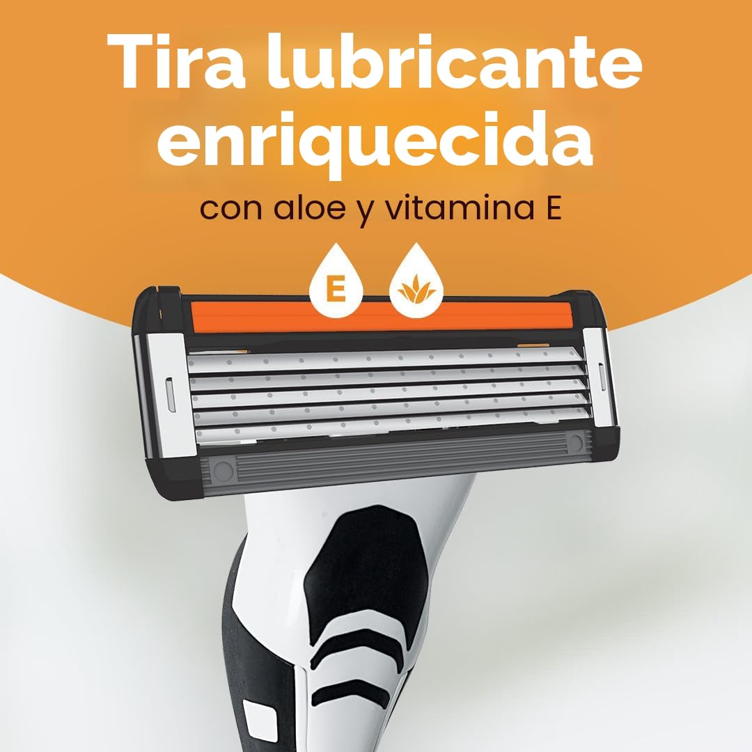 BIC Flex 5 Recargable para hombre de 5 cuchillas Recambios de maqui...