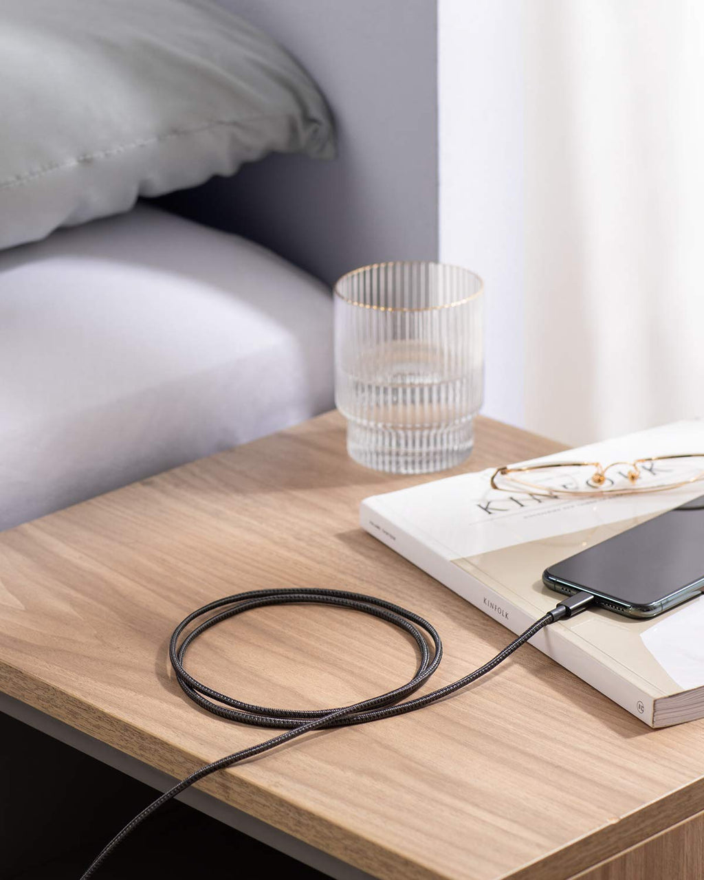 Anker Cable Lightning de nailon de doble trenzado de alta calidad d...