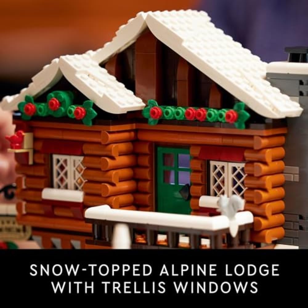 LEGO Icons Alpine Lodge - Juego de construcción de modelos, kits co...